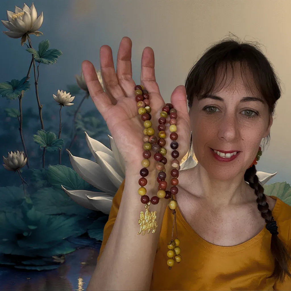 Progetta la tua japamala personalizzata con Umadevi – tavola di progettazione e scelta dei componenti come vuoi tu