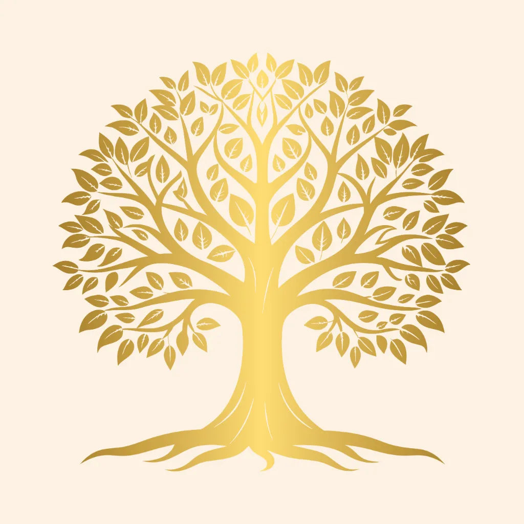 Simbolo dell’Albero della Vita, emblema di crescita, equilibrio e connessione.