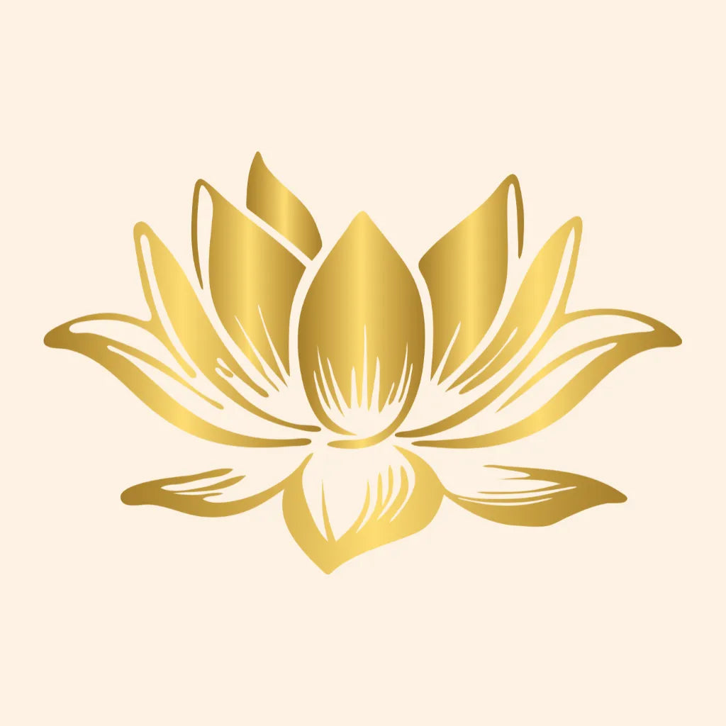 Simbolo del Fiore di Loto, emblema di purezza e rinascita spirituale.