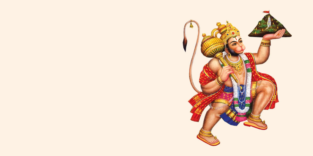 Illustrazione di Hanumān, emblema di forza, devozione e lealtà.