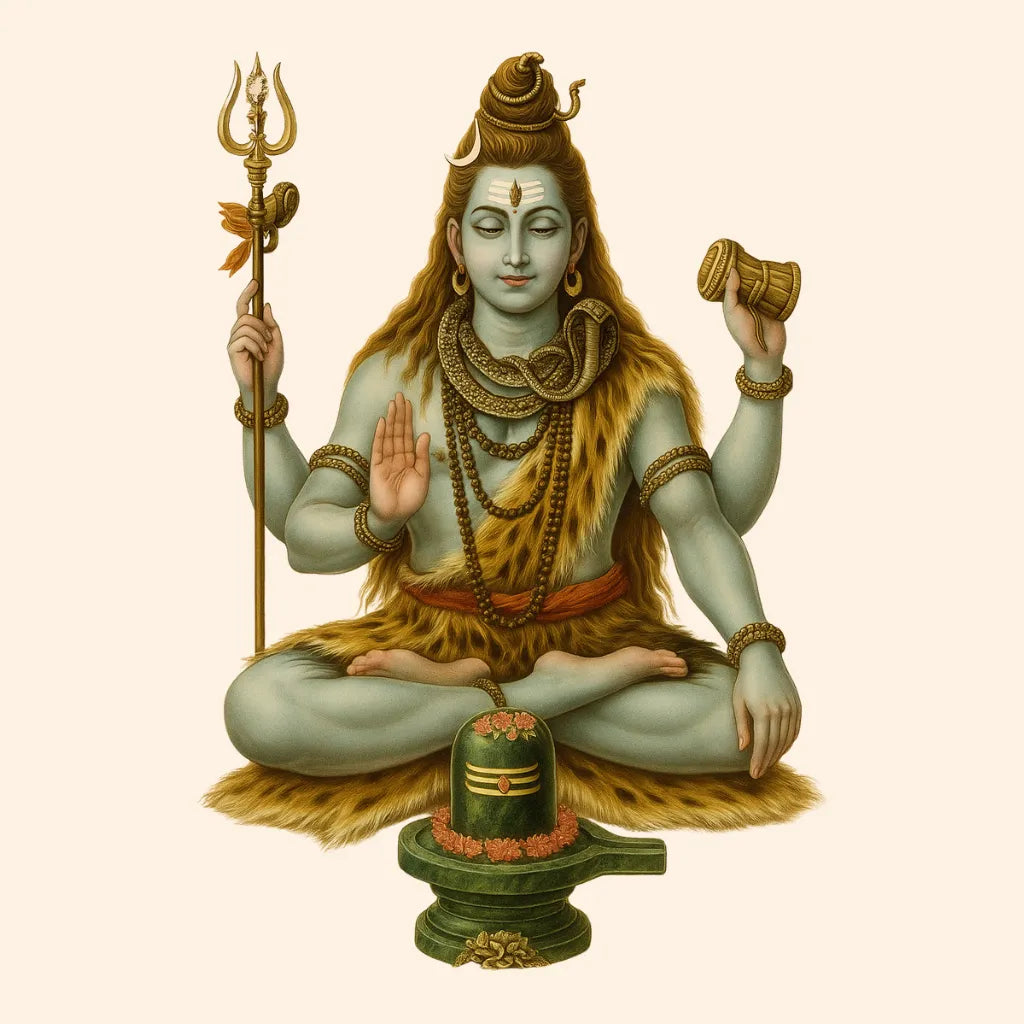 Rappresentazione di Śiva, principio della coscienza e dell’equilibrio universale.